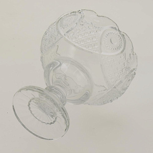 Конфетница на ножке 11х13см Солнце M020129/R030674 стекло 000000000001179261