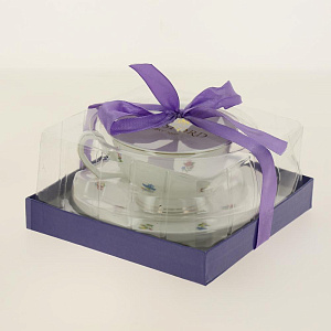 Пара чайная 220мл/блюдце BALSFORD Цецера Тренд подарочная упаковка фарфор 000000000001193934