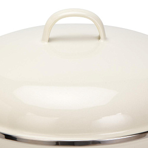 Кастрюля эмалированная 6,5л SHINE светло-коричневый эмаль 000000000001223828