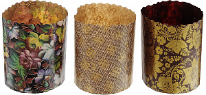Набор бумажных форм для выпечки куличей Пасхальный Marmiton, 0.5л, 90х90 000000000001082251
