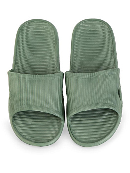 Сланцы женские 40-41 полосы зеленый ЭВА 000000000001226924
