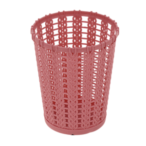 Стакан для хранения 12х9,5см ПОСУДА ЦЕНТР розовый 000000000001177260