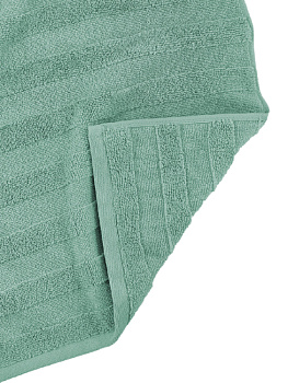 Полотенце махровое Широкая Волна 450gsm  70x130см 100% хлопок  Зелёный D100063 000000000001194321