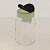 Диспенсер для соли/перца/специй 370мл FACKELMANN Style Прямой двойная серая крышка для дозировки стекло 000000000001194399