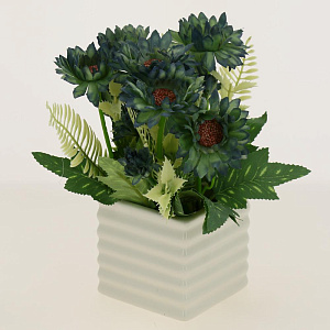 Цветок искусственный Хризантема 22см R010638 000000000001192379