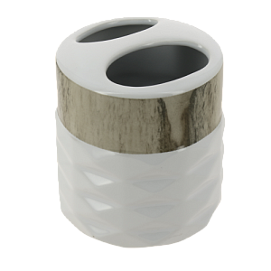 Стакан для зубной пасты и щётки MONO керамика PRIMANOVA D-20022 000000000001201659