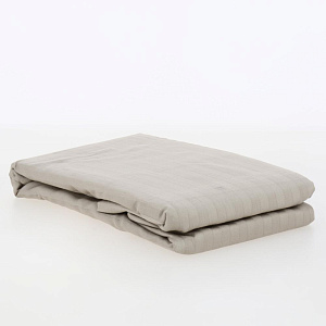 Наволочки 50x70см 2шт DE'NASTIA бежевый страйп-сатин 1см хлопок 100% 000000000001208193