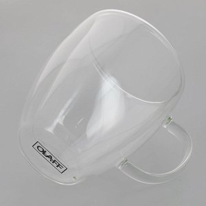 Набор кружек 2шт 300мл OLAFF двойные стенки стекло 000000000001205796