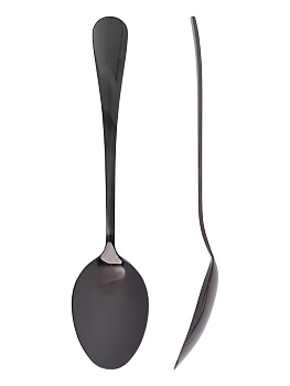 Набор столовыx ложек 2шт LUCKY Loft черный нержавеющая сталь 000000000001212648