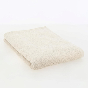 Полотенце махровое 70х140см АЛТЫН АСЫР гладкокрашеное плотность 400гр/м2 без бордюра бежевое хлопок 000000000001206089