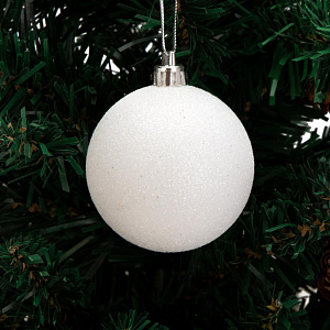 Декоративное украшение Набор шаров 6шт 6см серия Голубая пластик 000000000001224116