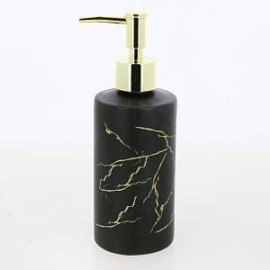 Диспенсер для жидкого мыла 450мл 19,5х6,5см МРАМОР в ассортименте стекло 000000000001214620