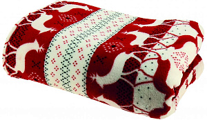 Плед 150х200см LUCKY Праздничный в мешке микс цветов 100% полиэстер 000000000001192151