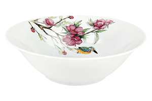 Салатник 0,95л/20см форма круг Магнолия Фарфор Коралл YQ1716 000000000001197456