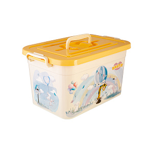 Ящик детский 10л 35,5х23,5х19см ПОЛИМЕРБЫТ Giraffix пластик 000000000001213081