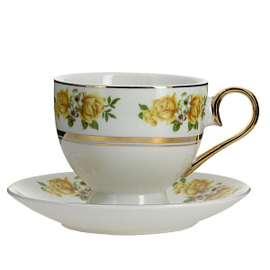 Чайный набор Желтые розы, 14 предметов 000000000001166714