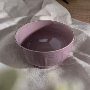 Салатник 11см/250мл DE'NASTIA Vintage однотонный фиолетовый фарфор 000000000001227045