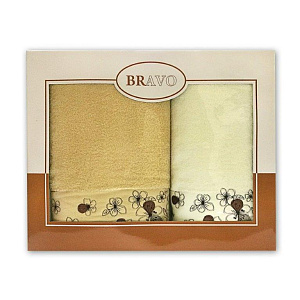 Набор махровых полотенец Мелодия 50*90+70*140,100%хлопок,пл-ть350гр100252 000000000001184019