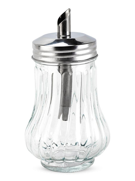 Сахарница 7х12,5см 200мл стекло/нержавеющая сталь 000000000001228452