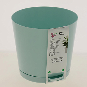 Горшок для цветов Easy Grow D 160 с прикорневым поливом 2 л небесный ING47016НБ 000000000001191663
