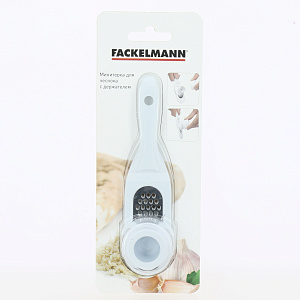 Терка мини для чеснока FACKELMANN Style с держателем нержавеющая сталь 000000000001188032