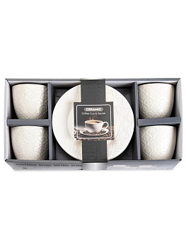 Набор чайный 8 предметов 250мл/16см Ромашки керамика 000000000001228297