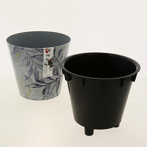 Горшок Фиджи D200мм/4л с декором Ветви ING1554ВТВ 000000000001185193