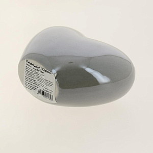 Фигура декоративная "Сердце" серый 11х8см R011177 000000000001200332