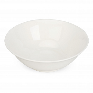 Тарелка суповая 20см ОБЩЕПИТ белый керамика 000000000001214390