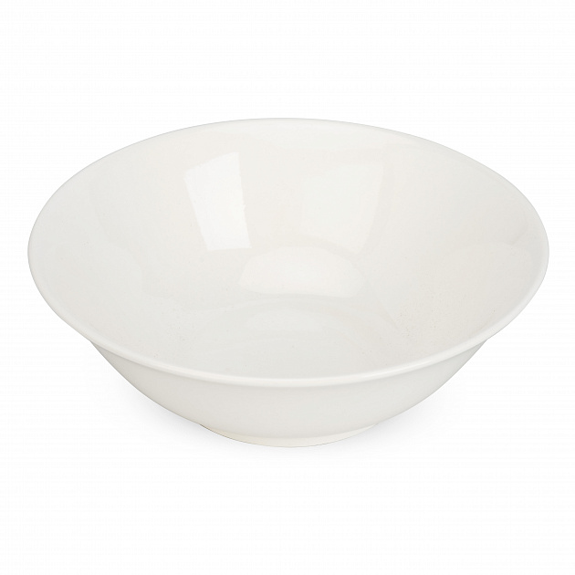 Тарелка суповая 20см ОБЩЕПИТ белый керамика 000000000001214390