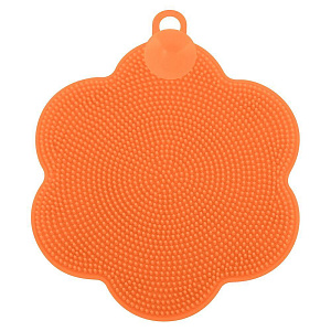 Щетка силиконовая d11см МУЛЬТИДОМ Волшебный цветок для мытья посуды овощей и фруктов. Силикон 000000000001209471