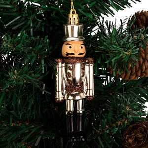 Декоративное украшение Набор 3шт 12,5см Щелкунчик серия Бронзовая микс пластик 000000000001224109