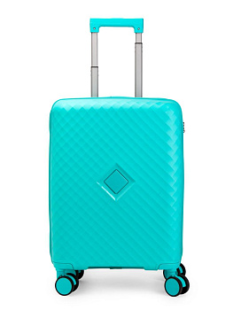 Чемодан на колесах S (36х22х55см) ромб тиффани PP 000000000001226546