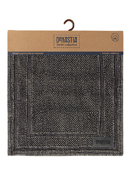 Коврик универсальный 50х50см DE'NASTIA джинс букле серый хлопок 000000000001214348