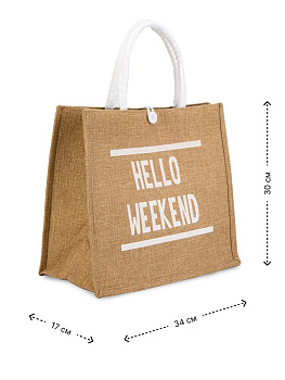 Сумка-тоут 34х30х17см HELLO WEEKEND полиэстер 000000000001227606