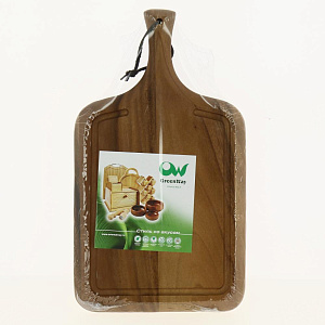 Доска разделочная гевея 38х21,5х2 см 9/962 000000000001187526