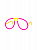 Светящиеся очки Розовые очки, с химическим источником света (полипропилен, стеклянная капсула с люмисцентной жидкостью) 12x0,5x15см 000000000001191272