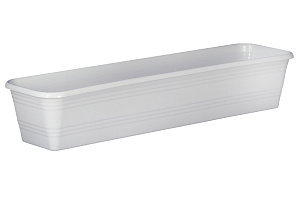 Ящик для рассады и цветов 64х17х12см ИНТЕРМ белый пластик 000000000001182770