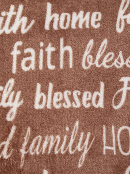 Плед 150x200см LUCKY Газета розовый флис полиэстер_MP 000000000001229772