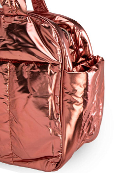 Сумка 38х18х30см универсальная дутая ST розовое золото полиэстер 000000000001227181