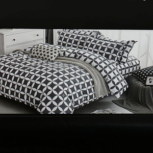 Комплект постельного белья 1,5-спальный ПОСУДА ЦЕНТР клетка хлопок 000000000001164362