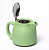 Чайник керамика 500мл с фильтром подарочная упаковка МАТОВЫЙ Зелёный 109-06005 000000000001195483