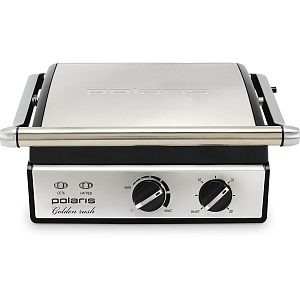 POLARIS Гриль PGP 0602 Golden rush электрический, Серебристый 8847 000000000001190588