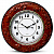 Часы настенные 38,8х38,8х4,8см GUTERWAHI круглые медь 000000000001213647