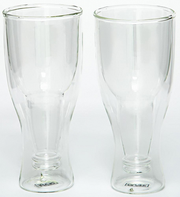 Набор стаканов 2шт 450мл OLAFF двойные стенки подарочная упаковка стекло 000000000001206625