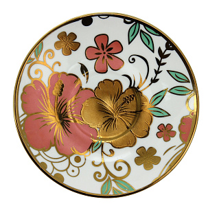 Чайная пара Золотой цветок Estetica 220мл 000000000001126485