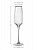 Фужер для шампанского 173мл LUCKY серый с золотой каймой стекло 000000000001210478