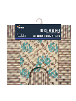 Набор ковриков V-Line, 50х52 см, 50х85 см, ПВХ 000000000001054773