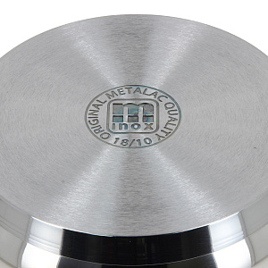 Кастрюля 3,7л металлическая крышка нержавеющая сталь 167601 000000000001140013