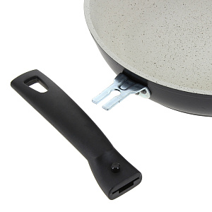 Сковорода 26см KUKMARA Палитра съемная ручка антипригарное покрытие черный алюминий 000000000001121245